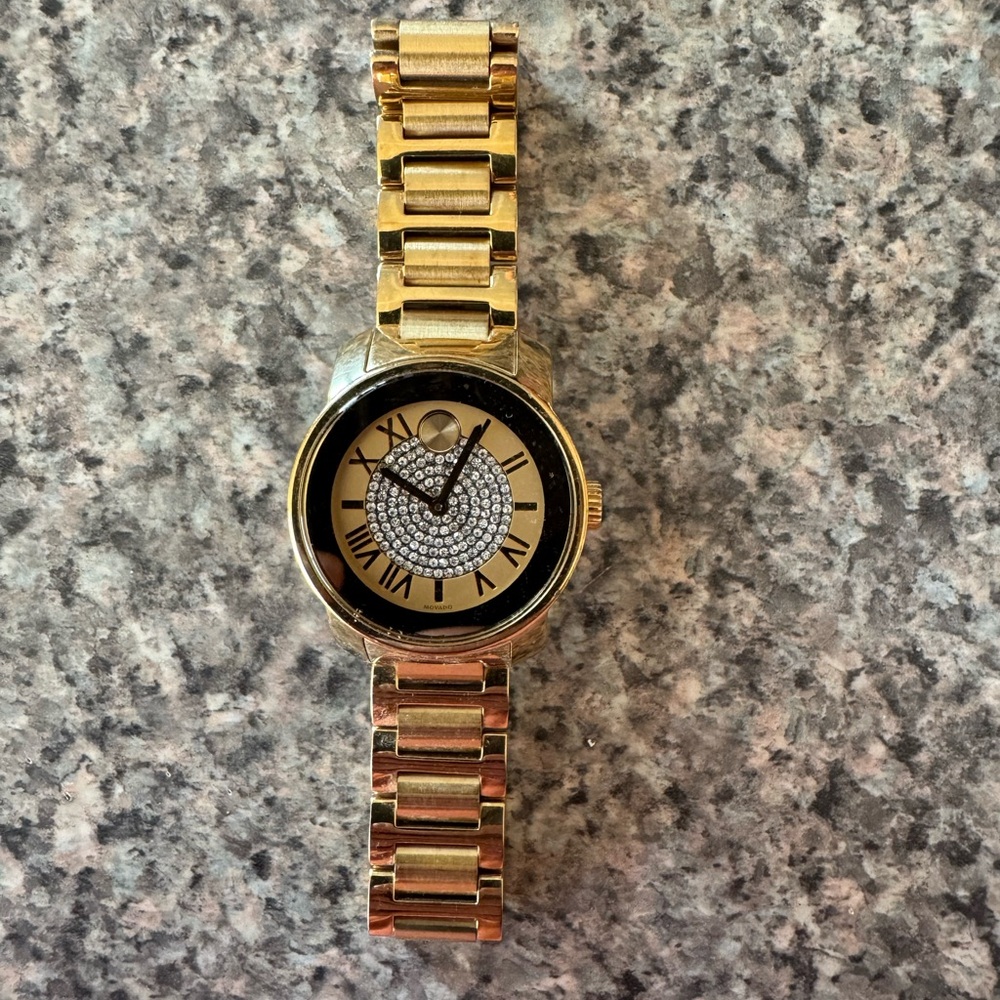 Women's Gold Movado Bold Watch